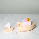 Wooden Wind-up Bath Boat by Kiko+ & gg*
