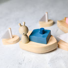 Wooden Wind-up Bath Boat by Kiko+ & gg*