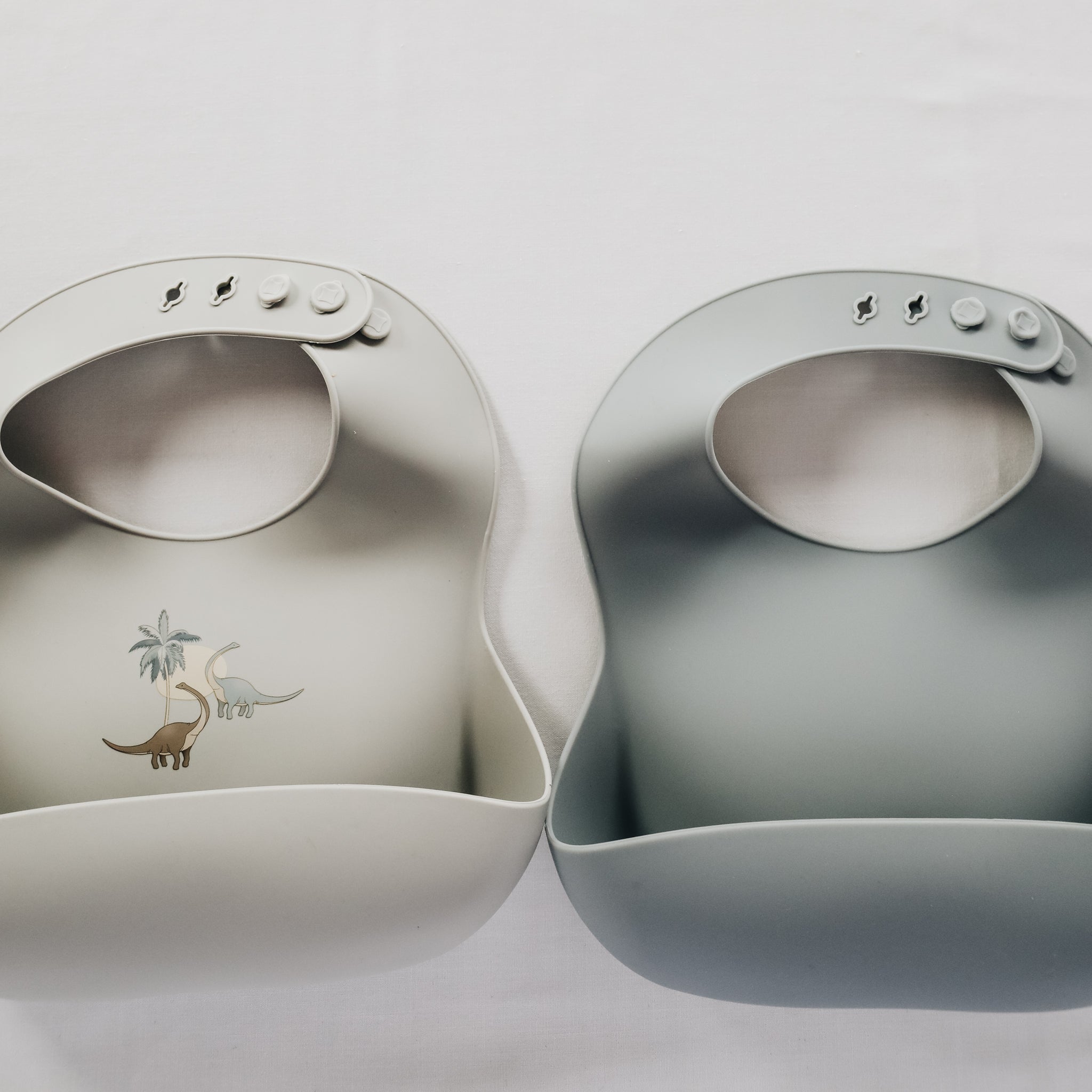 Silicone Bib (2 pack) - Dino