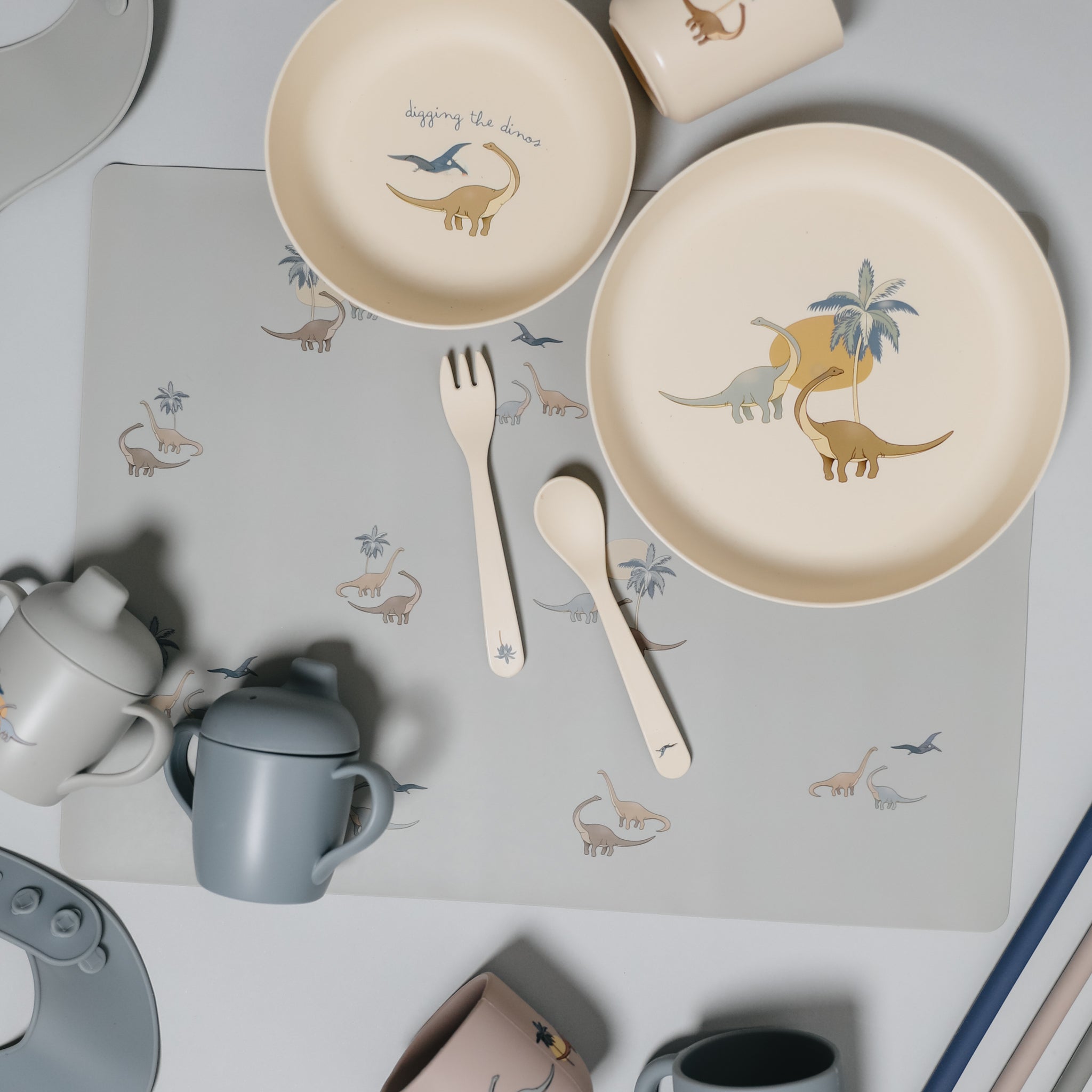Silicone Placemat - Dino