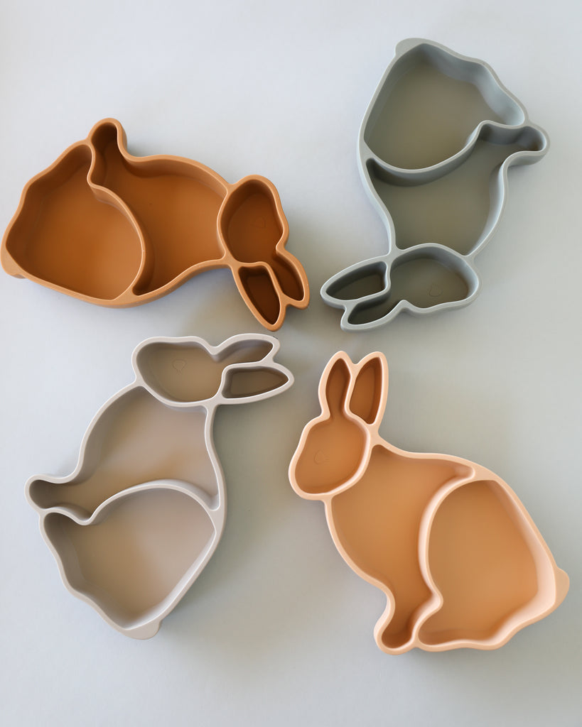Bunny Silicone Bowl - Caramel