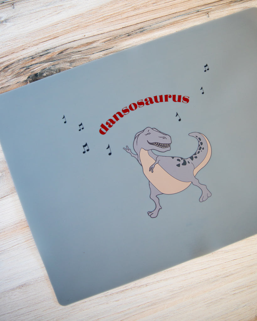 Silicone Placemat - Dancing Dino