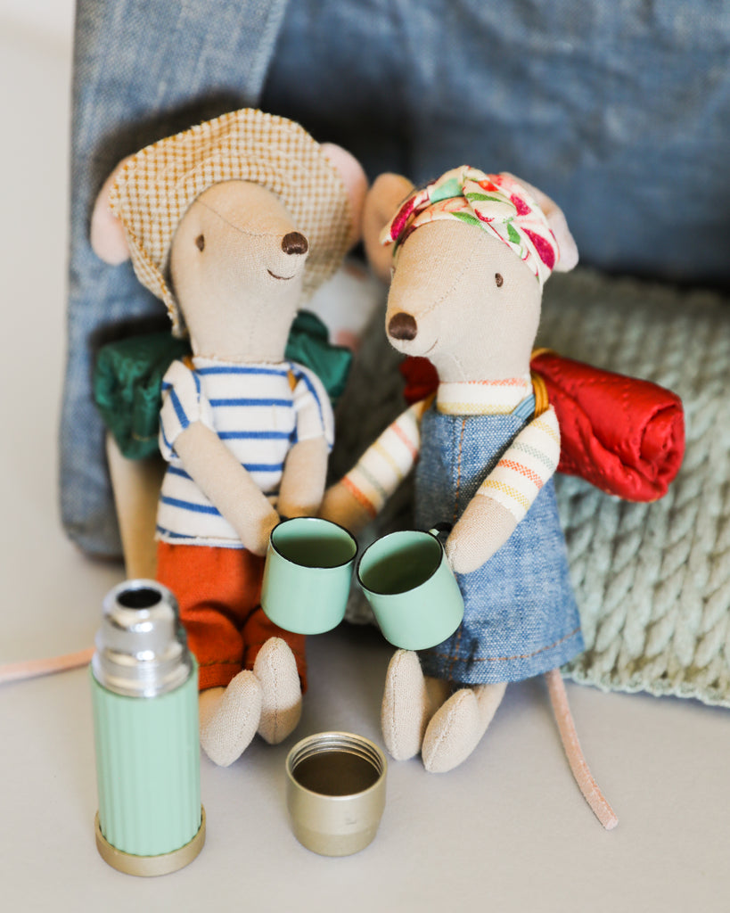 Maileg | Thermos and Cups - Mint