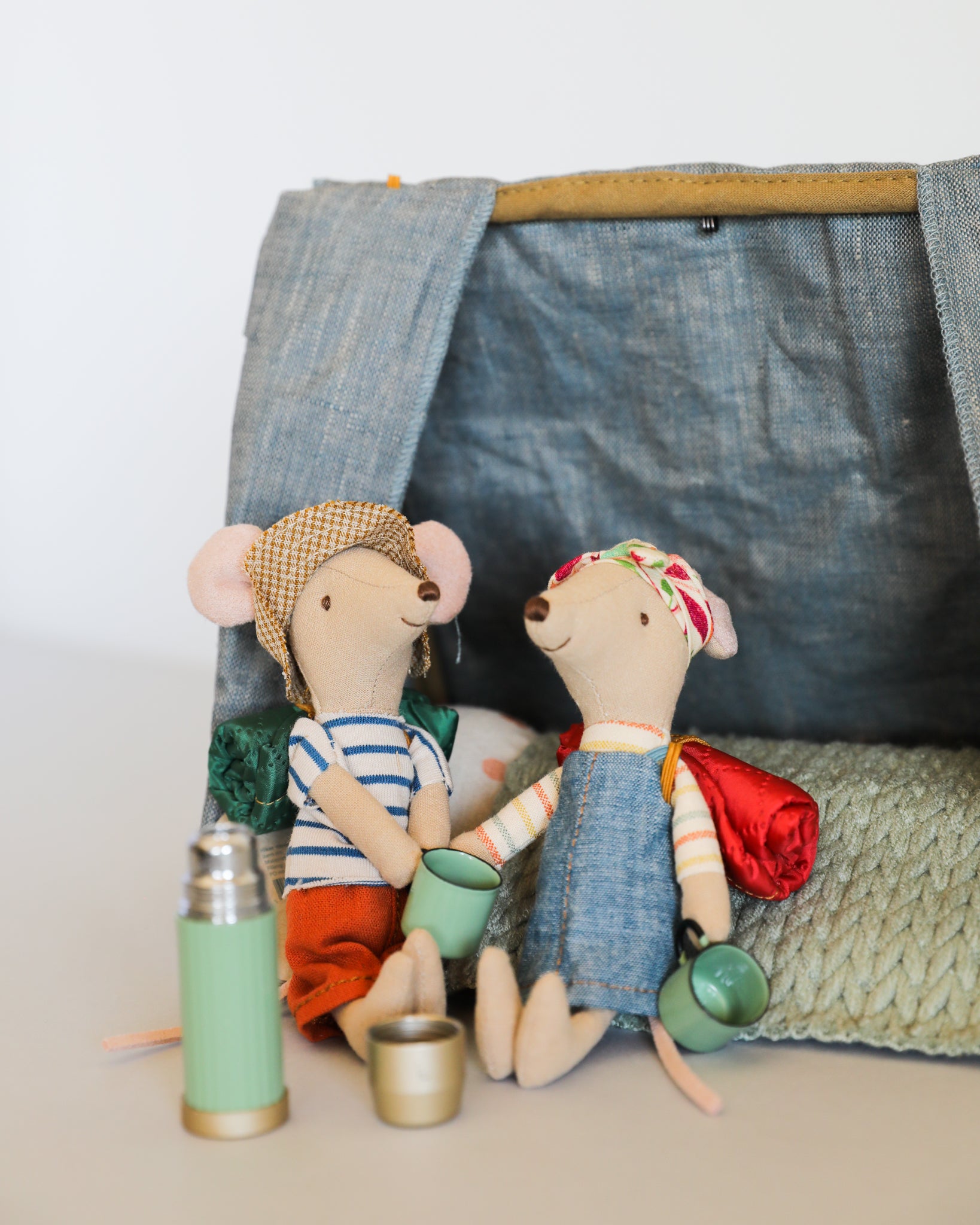 Maileg | Thermos and Cups - Mint