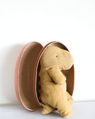 Maileg | Gantosaurus in Egg, Medium - Dark Ocher