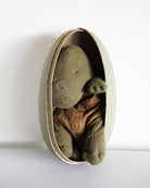 Maileg | Gantosaurus in Egg, Medium - Forrest Green