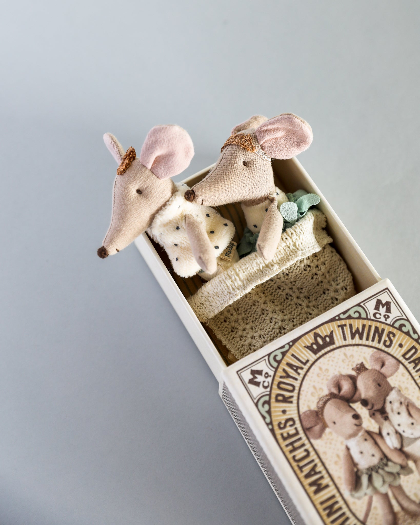 Maileg | Royal Twins, Little Sister and Little Brother in Box