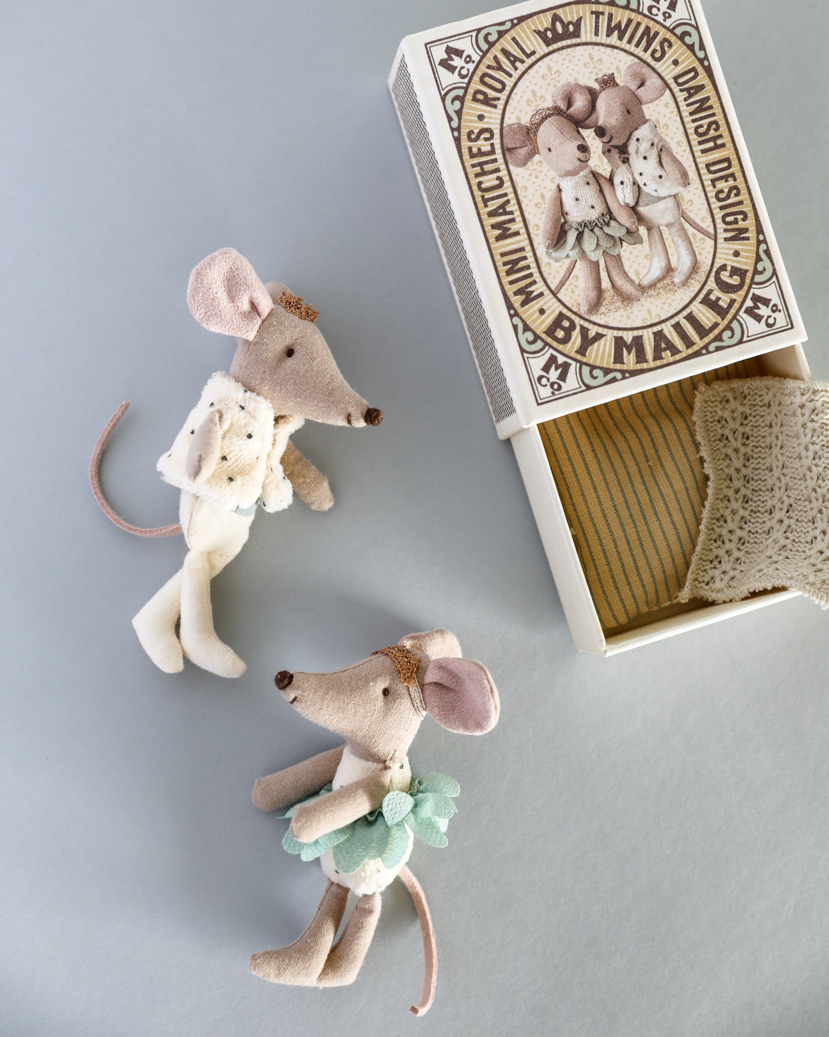 Maileg | Royal Twins, Little Sister and Little Brother in Box