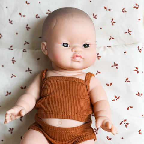 Minikane Baby Doll – 13" Asian Girl Doll – Playroom Collective