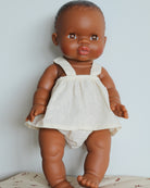 Minikane Doll Clothes | Baby Doll Bloomer and Tank Set (White)