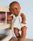 Minikane Doll Clothes | Baby Doll Bloomer and Tank Set (White)