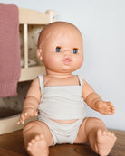 Minikane Doll Clothes | Baby Girl Doll Underwear Set (White)