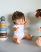 Minikane Doll Clothes | White T-Shirt with Shorts