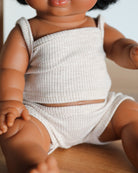 Minikane Doll Clothes | Baby Boy Doll Underwear Set (Beige)