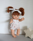 Minikane Doll Clothes | Cherry Romper with Headband
