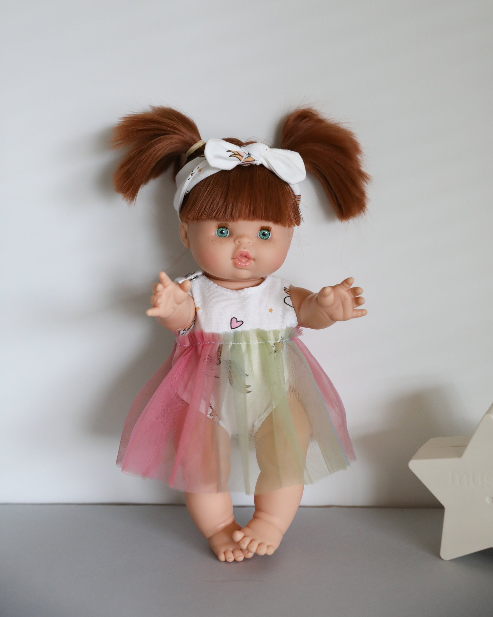 Minikane Doll Clothes | Unicorn Tutu Onesie with Headband