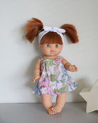 Minikane Doll Clothes | Floral Summer Dress with Headband