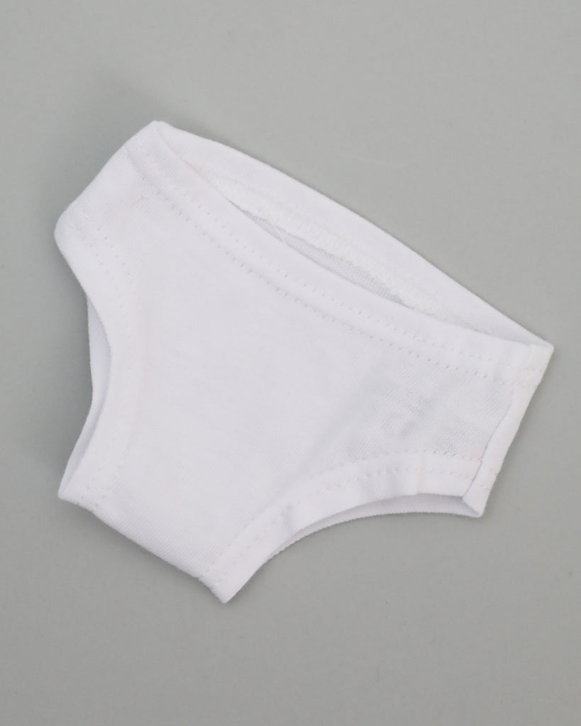 Minikane Doll Clothes | Doll Cotton Underwear - White (1 pair)