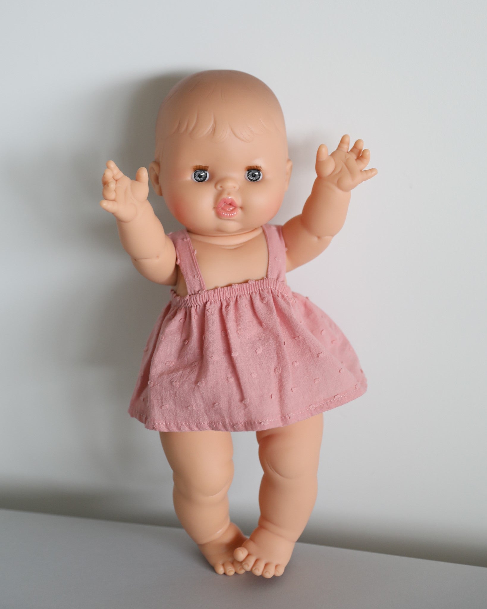 Minikane Doll Clothes | Baby Doll Bloomer and Tank Set (Rose)