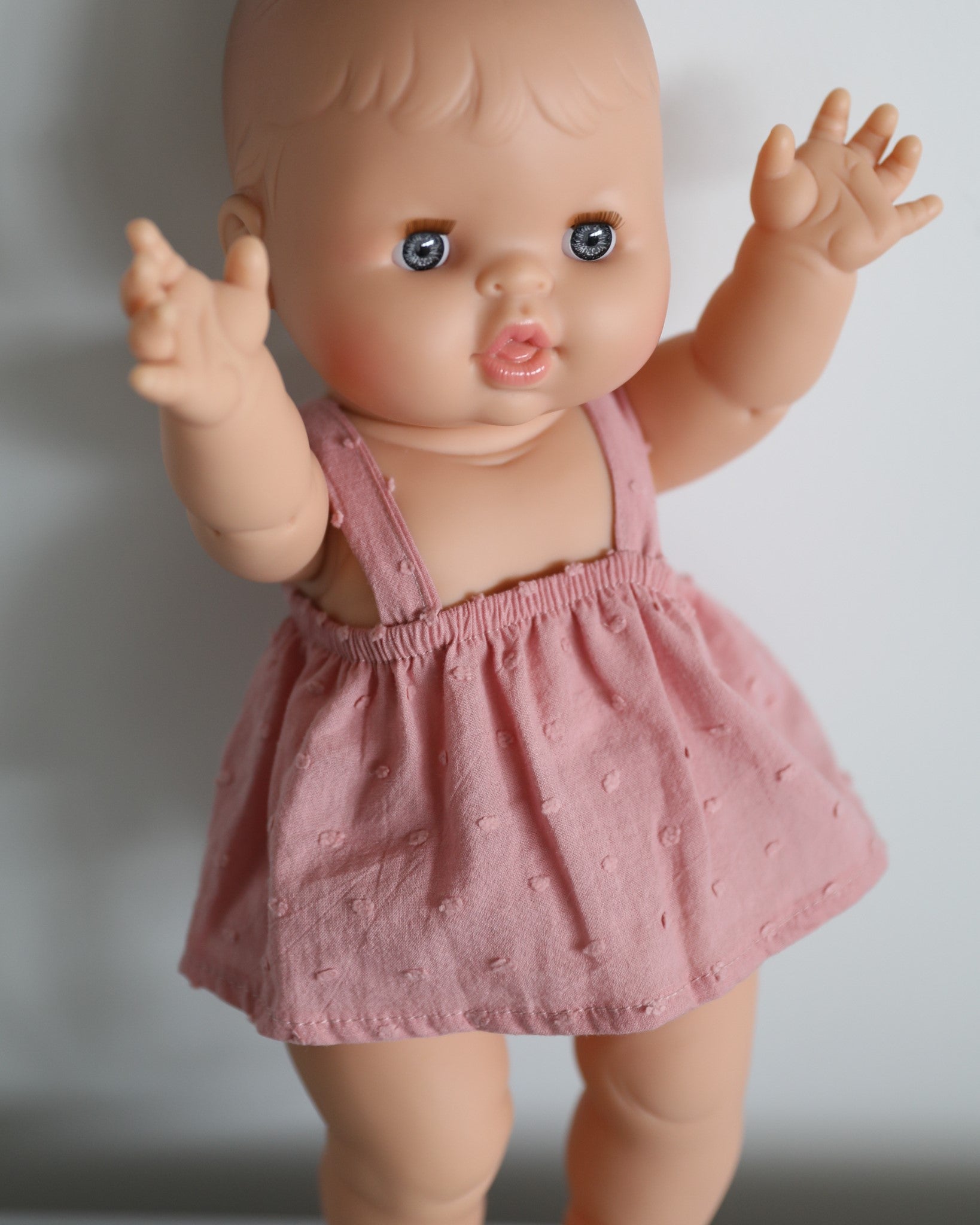 Minikane Doll Clothes | Baby Doll Bloomer and Tank Set (Rose)