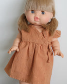 Minikane Doll Clothes | Baby Doll Dress (Brown)