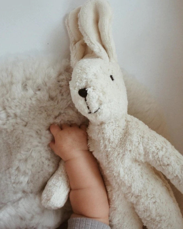 Pristine Senger Naturwelt white rabbit showcasing artisanal quality and organic texture
