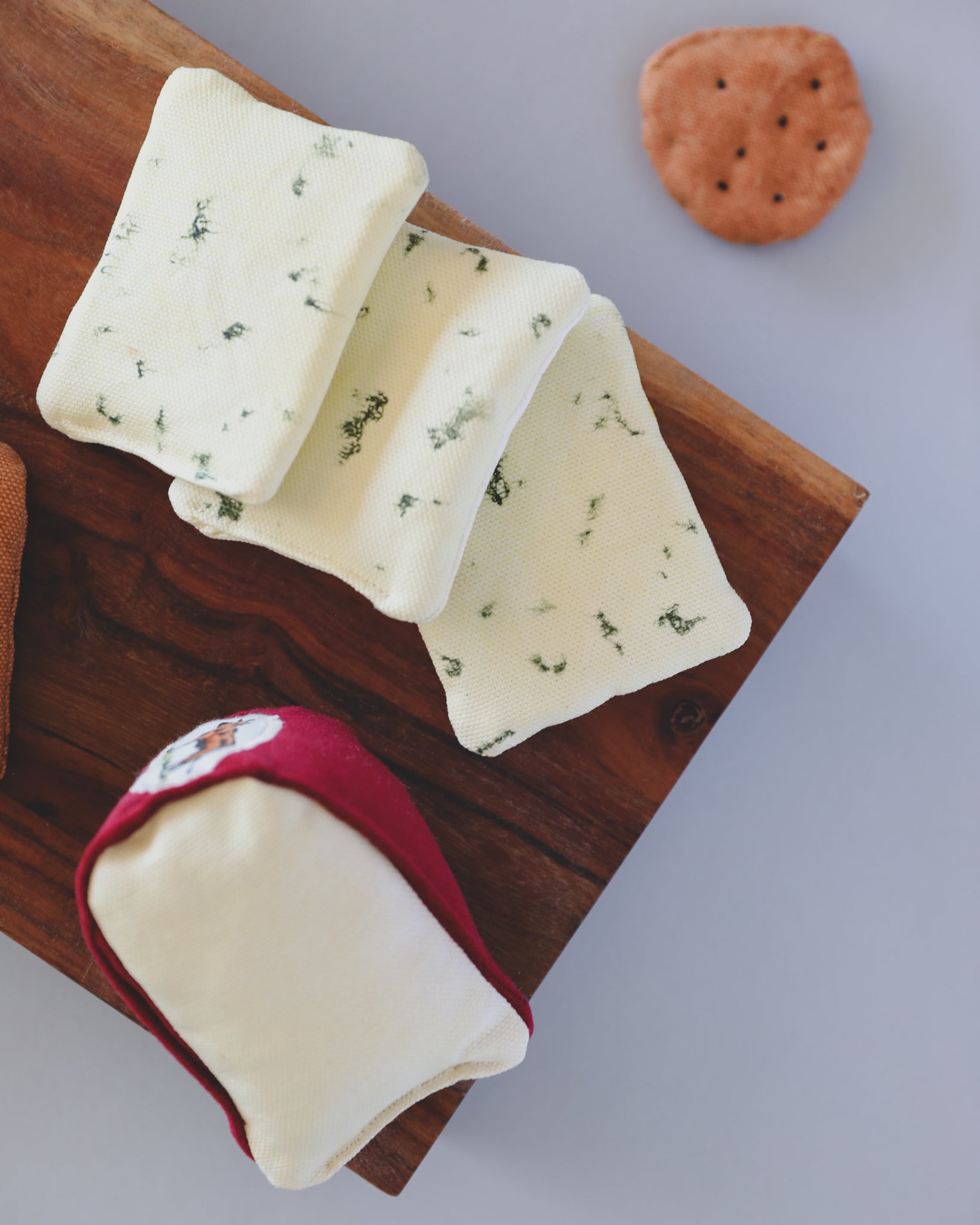 Soft Play Food Set - Cheese and Crackers