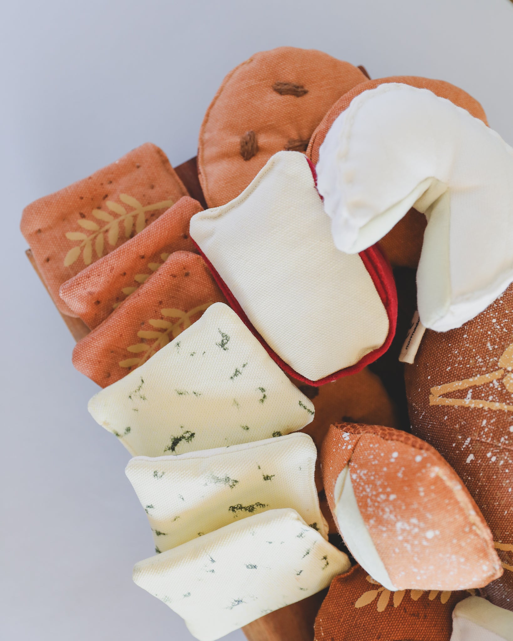 Soft Play Food Set - Cheese and Crackers