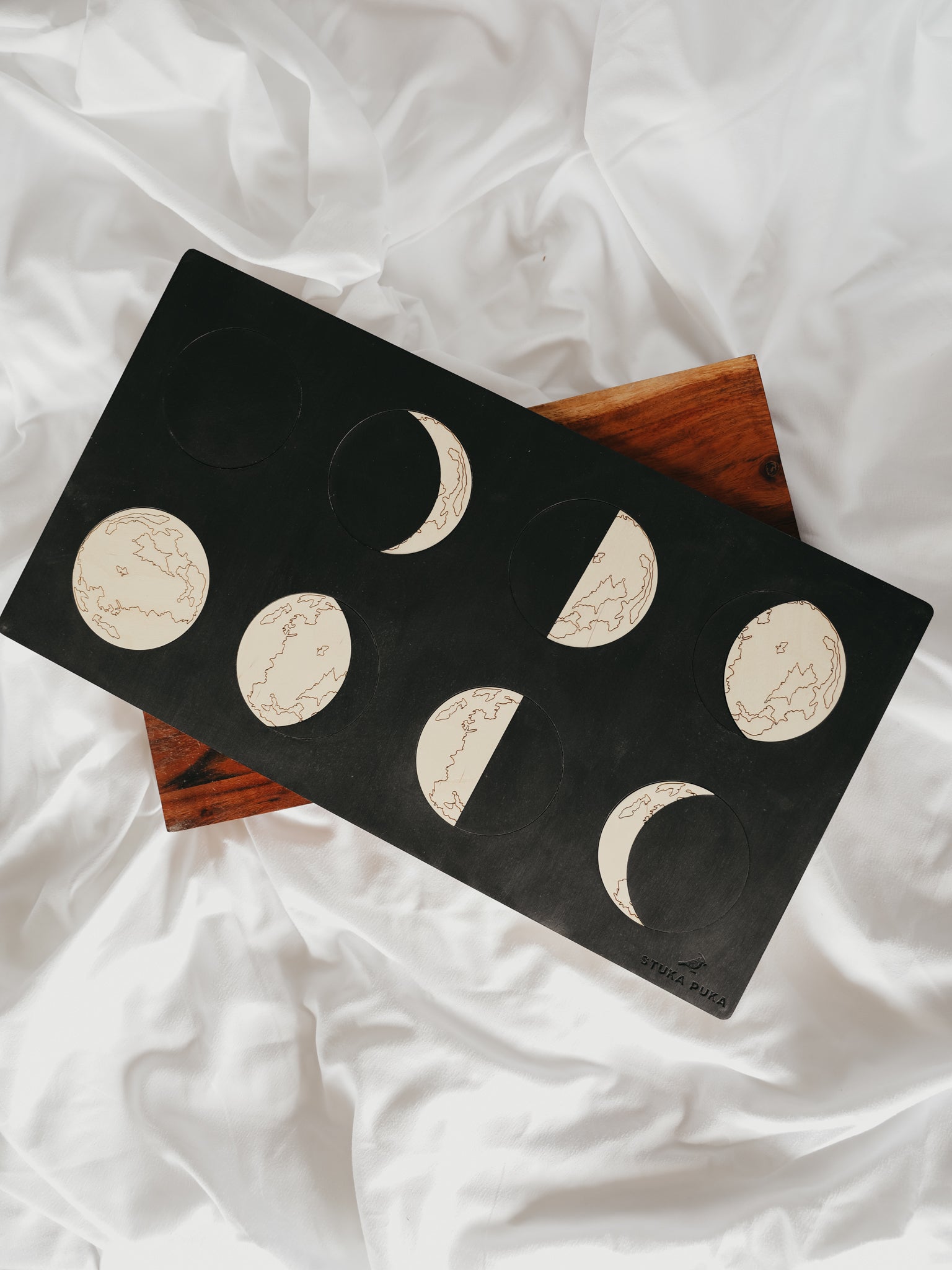 Moon Phase Wooden Puzzle