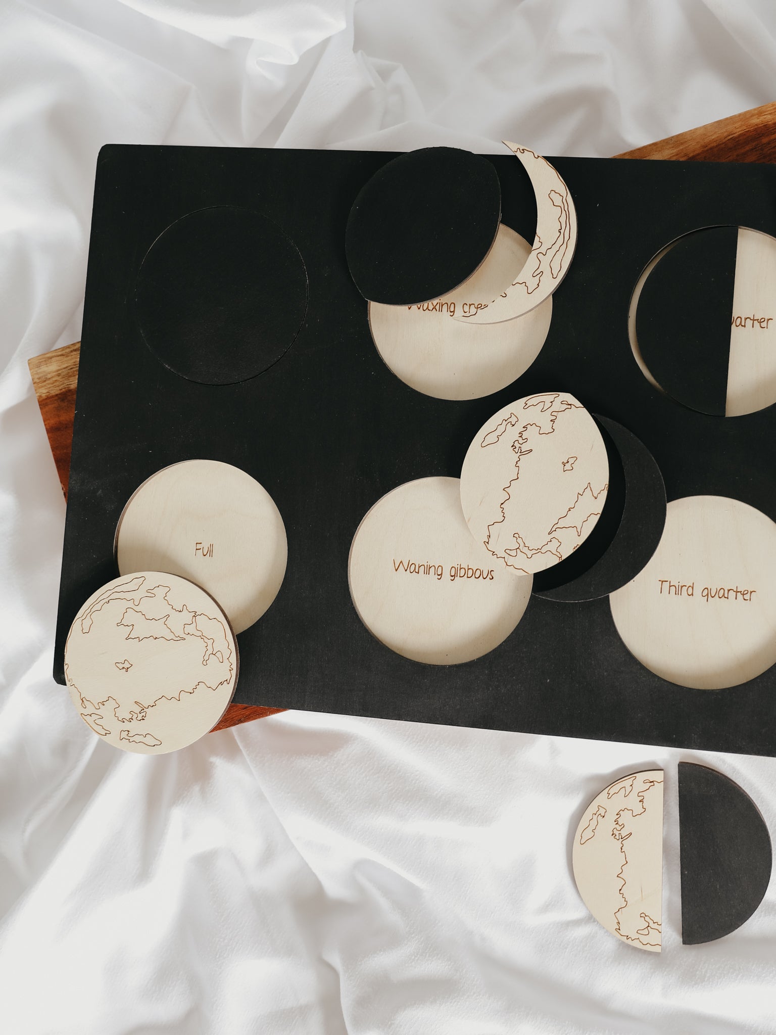 Moon Phase Wooden Puzzle