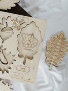 Leaf Wooden Puzzle (24 elements)