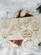 Leaf Wooden Puzzle (24 elements)