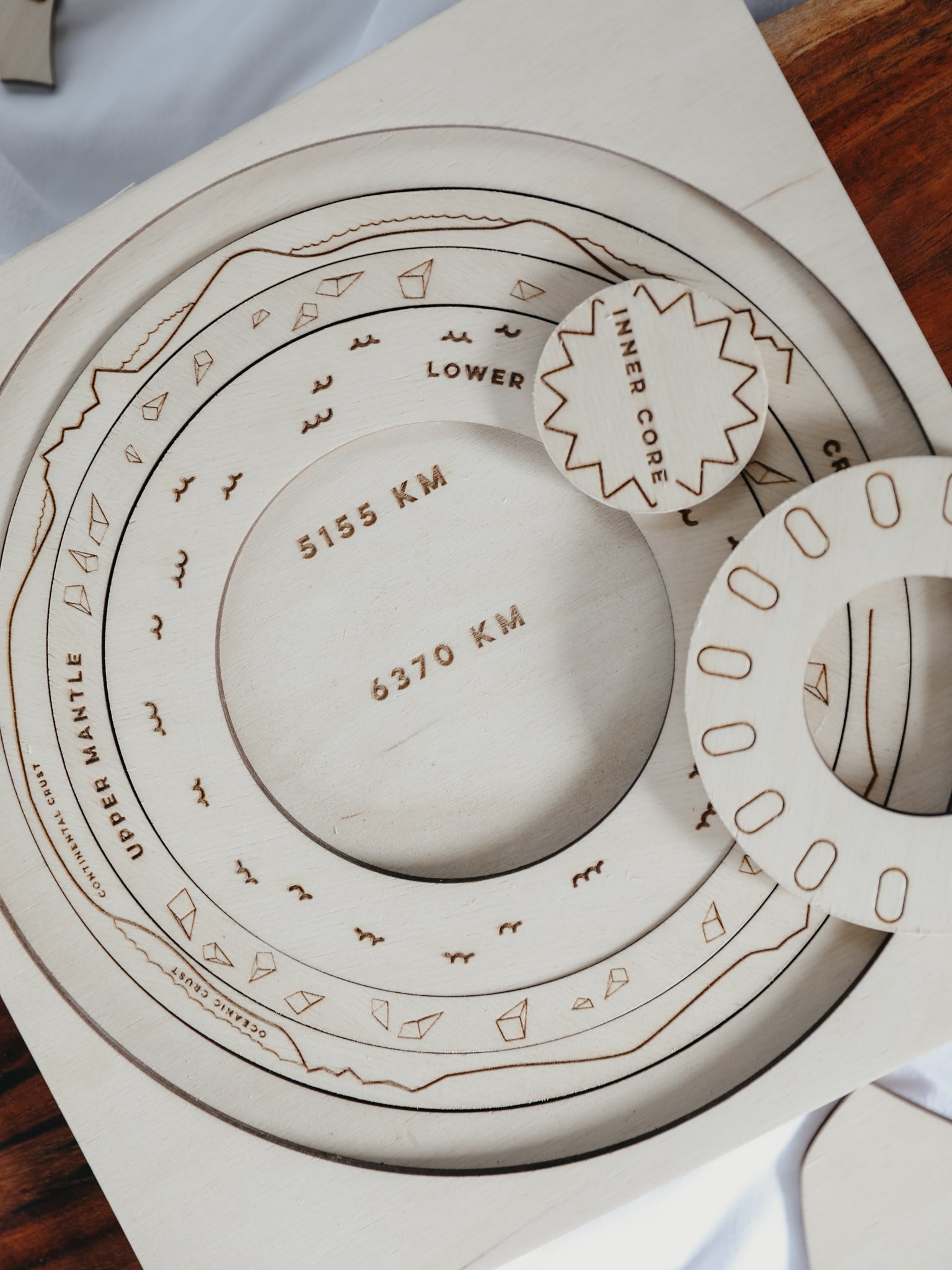 Planet Earth Wooden Puzzle