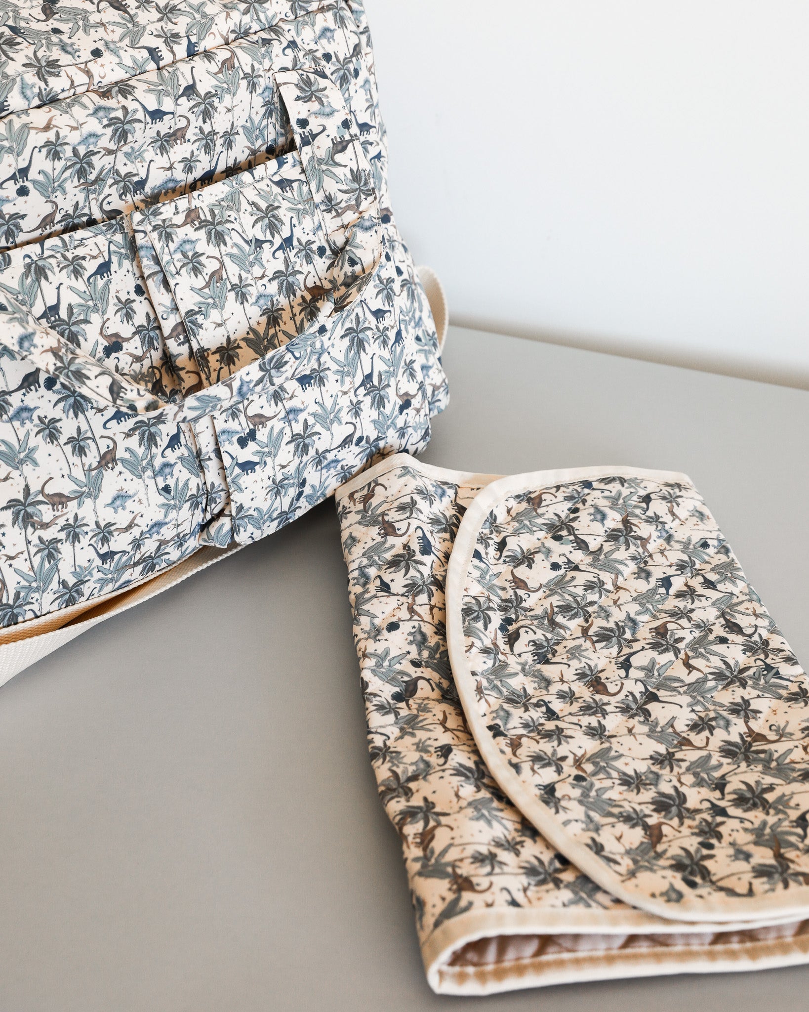  ALL YOU NEED Diaper Bag - Dino Blue Rich text editor