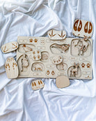 Animal Tracks Wooden Puzzle