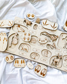 Animal Tracks Wooden Puzzle