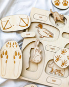 Animal Tracks Wooden Puzzle