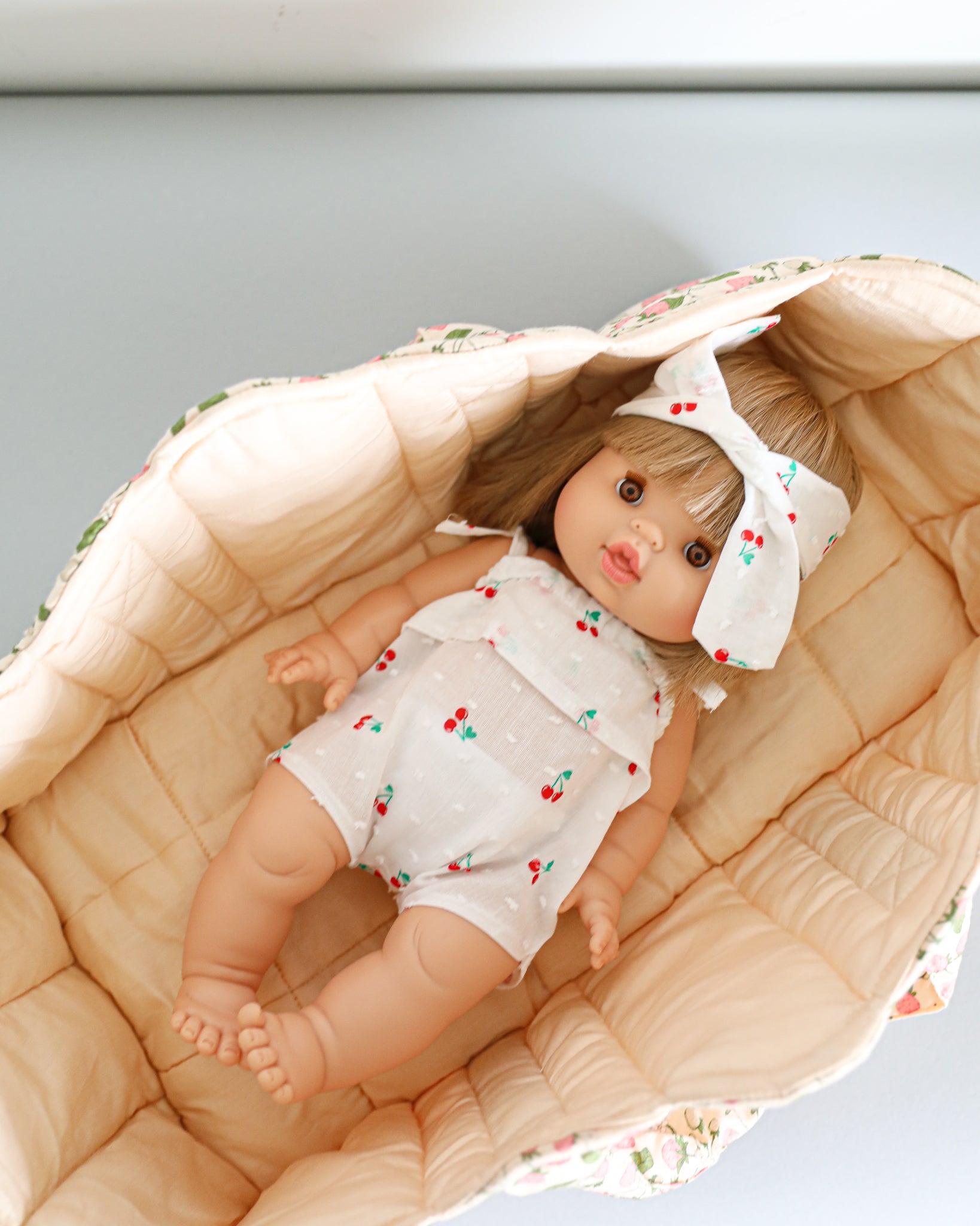 Baby Doll Basket - Strawberry Fields