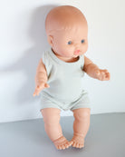 Minikane Doll Clothes | Baby Boy Doll Tank Set (Mint)