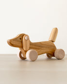 BAJO | Dachshund Puppy Wooden Push Toy