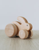 BAJO | Small Hopping Wooden Rabbit - Natural