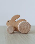 BAJO | Small Hopping Wooden Rabbit - Natural
