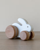 BAJO | Small Hopping Wooden Rabbit - White