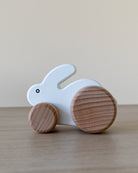 BAJO | Small Hopping Wooden Rabbit - White