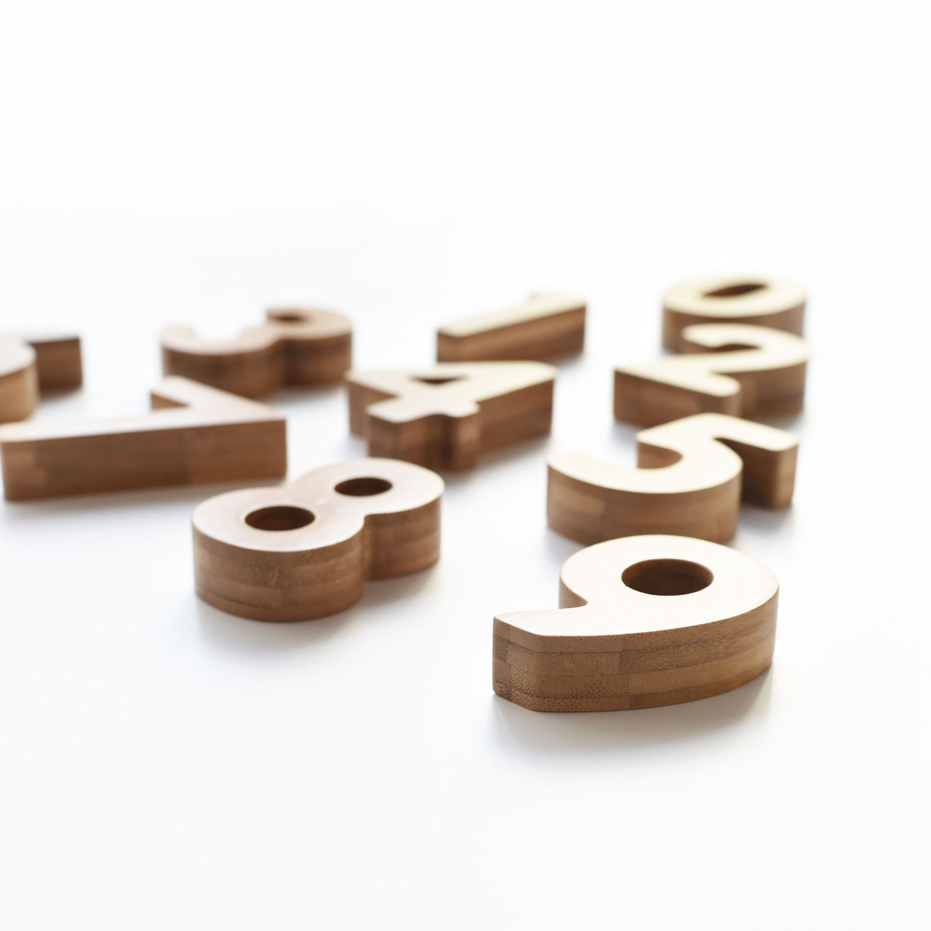 Bamboo 0-9 Numbers