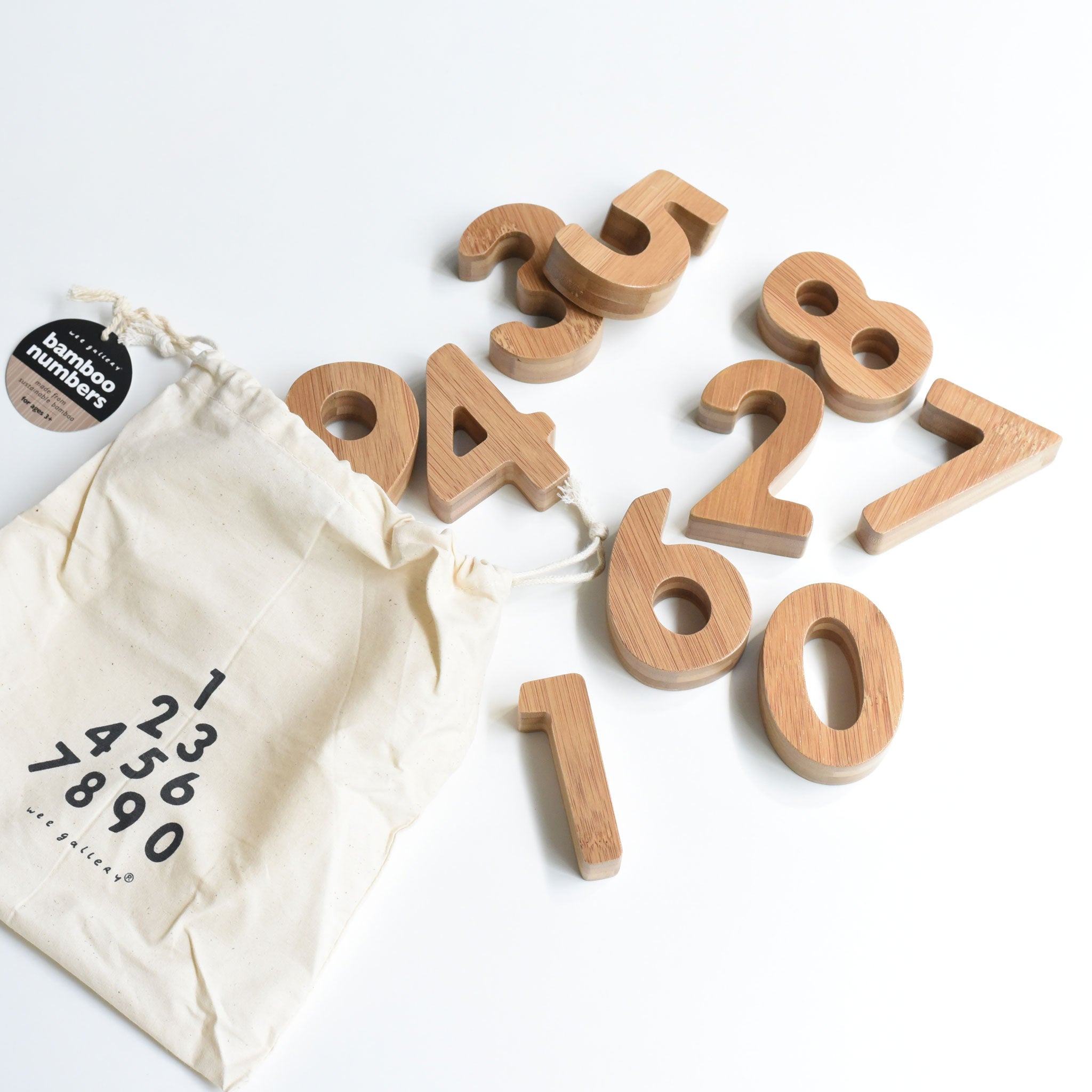 Bamboo 0-9 Numbers