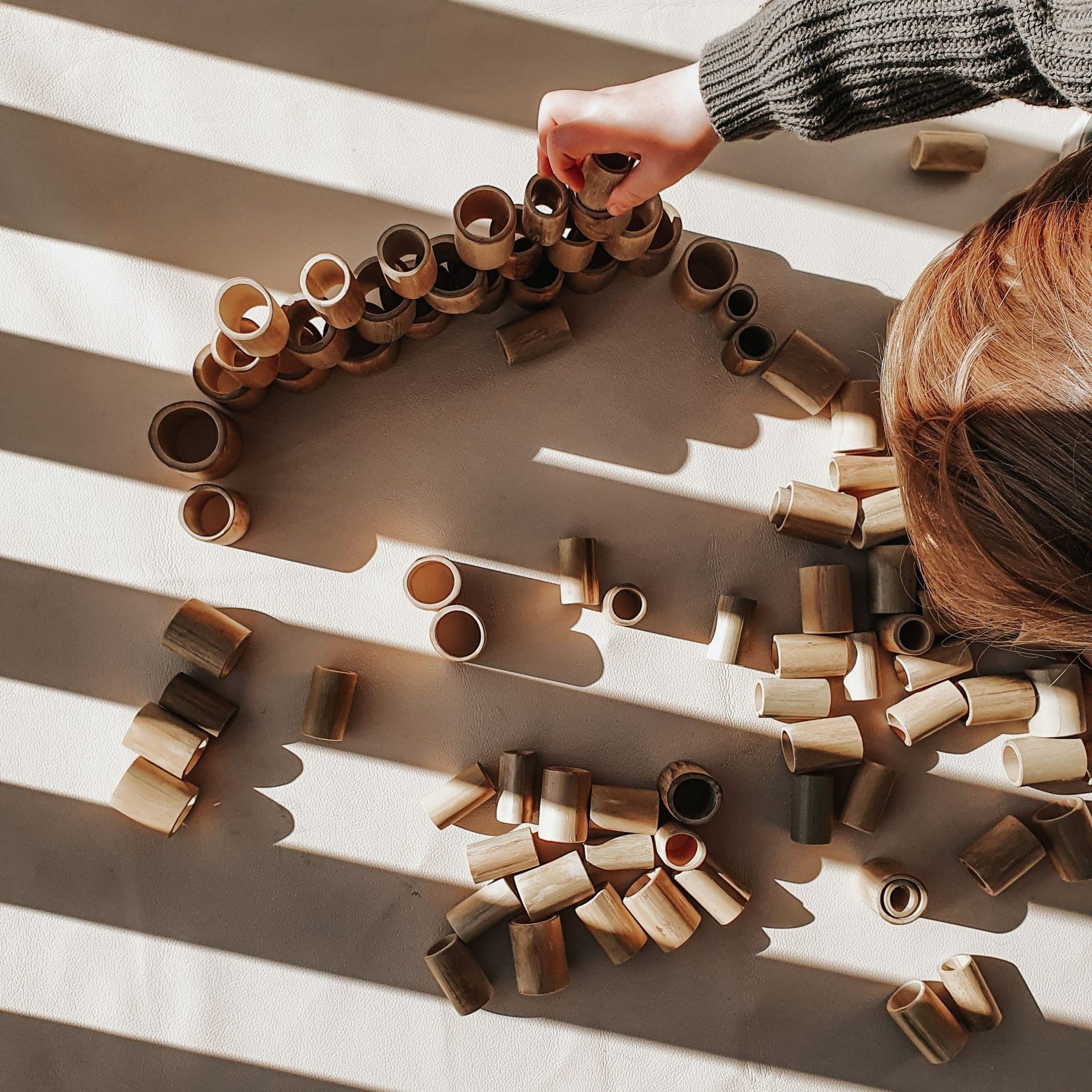 Bamboo Balancing Play set (100 pieces)