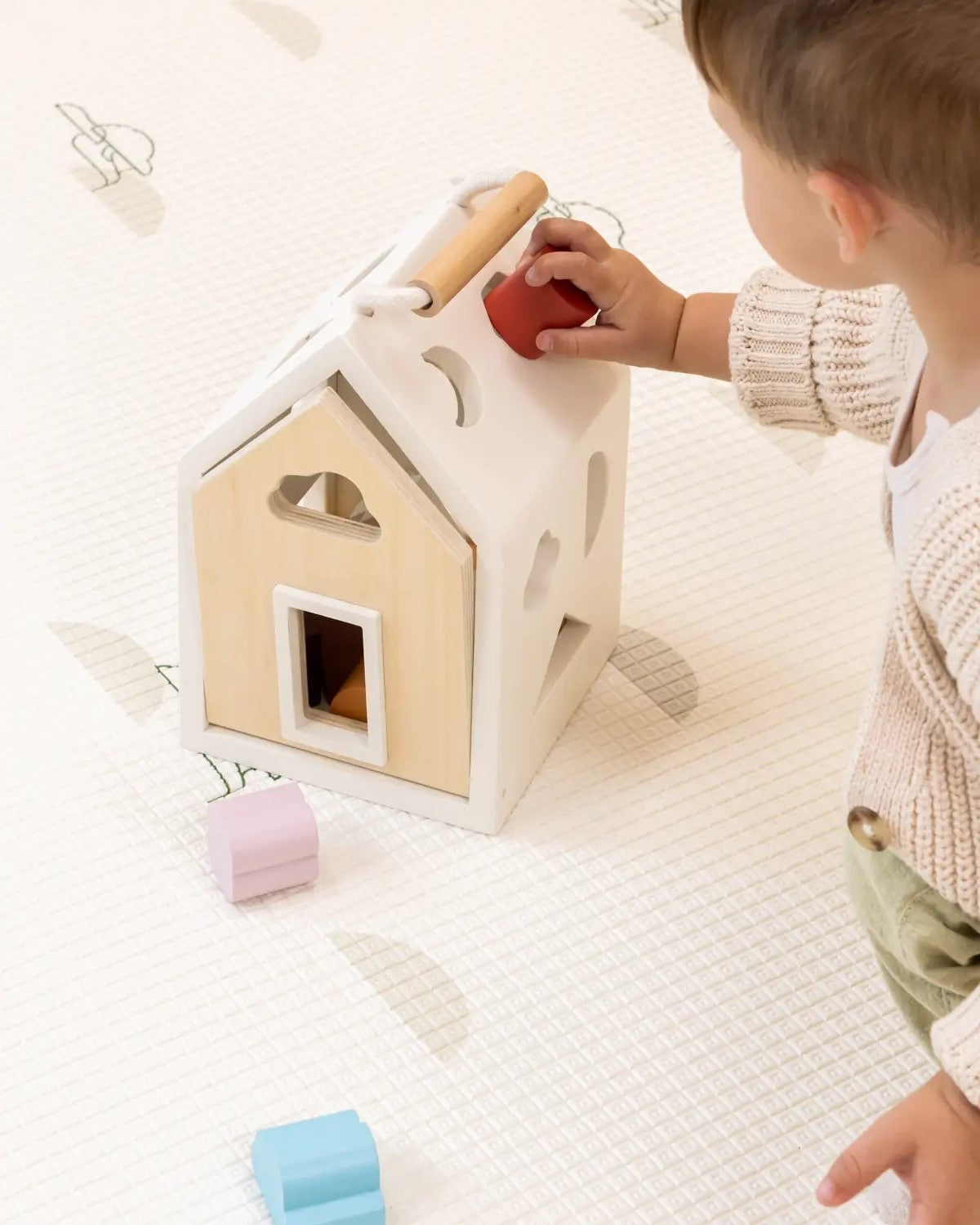 Coco Village | Wooden Shape Sorter House