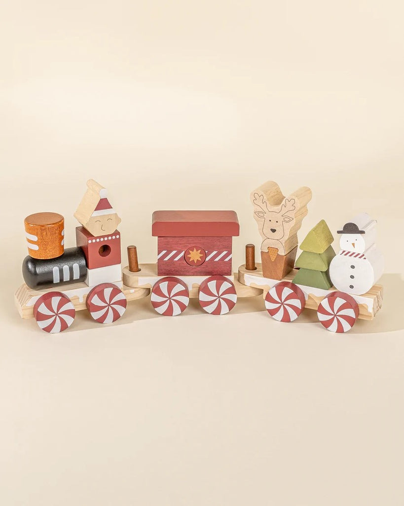 Coco Village | Wooden Stacking Christmas Train