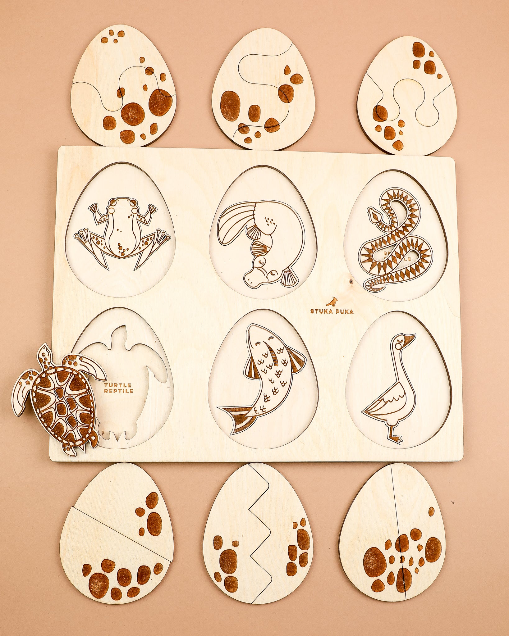Crack the Egg Wooden Puzzle